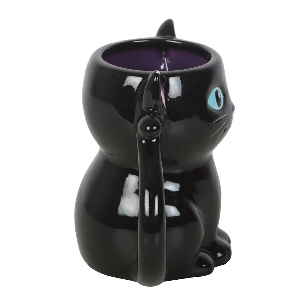 Something Different - Cute and Creepy Black Cat Mok/beker - Multicolours
